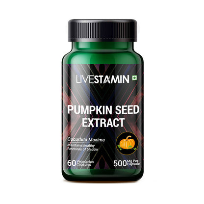 Livestamin Pumpkin Seed Extract Capsules - Indyancart