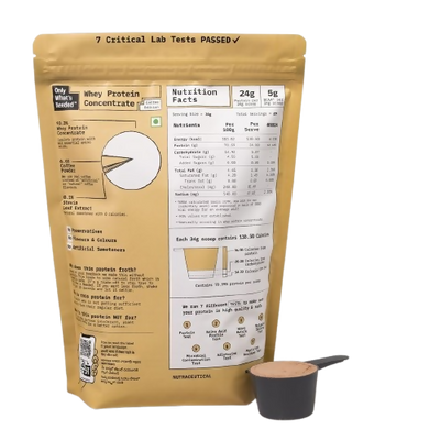 Only What's Needed 24g Whey Protein Concentrate Powder - Coffee