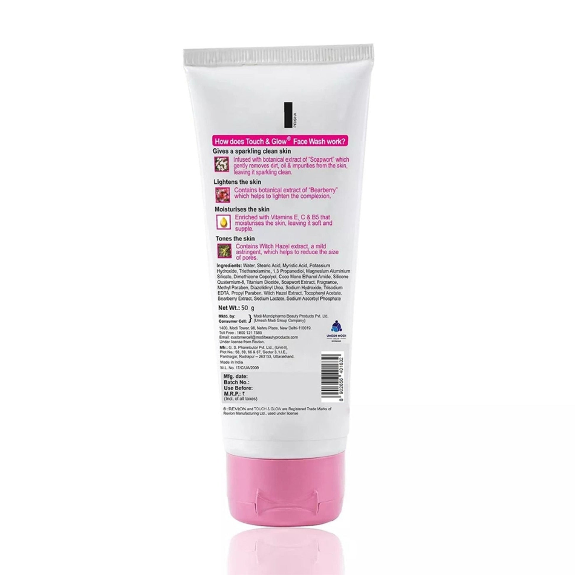 Revlon Touch & Glow Advanced Fairness Face Wash