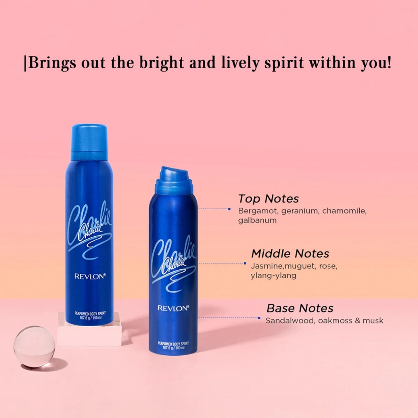 Revlon Charlie Blue Perfumed Body Spray For Her