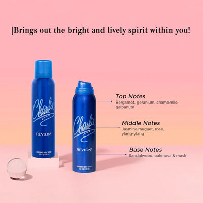 Revlon Charlie Blue Perfumed Body Spray For Her