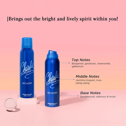 Revlon Charlie Blue Perfumed Body Spray For Her