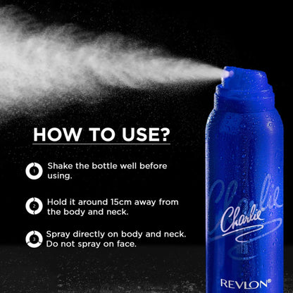 Revlon Charlie Blue Perfumed Body Spray For Her