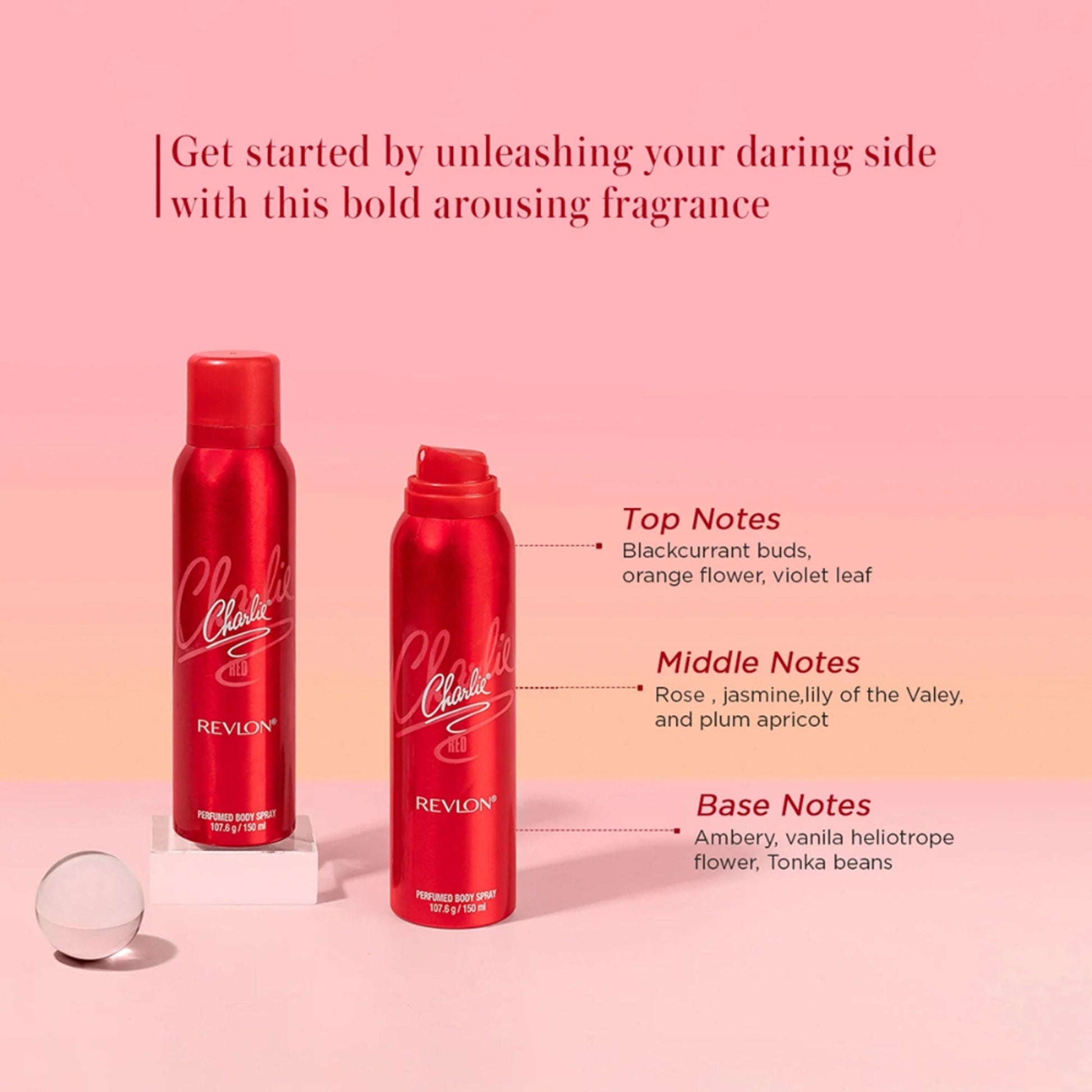 Revlon Charlie Red Perfumed Body Spray For Her