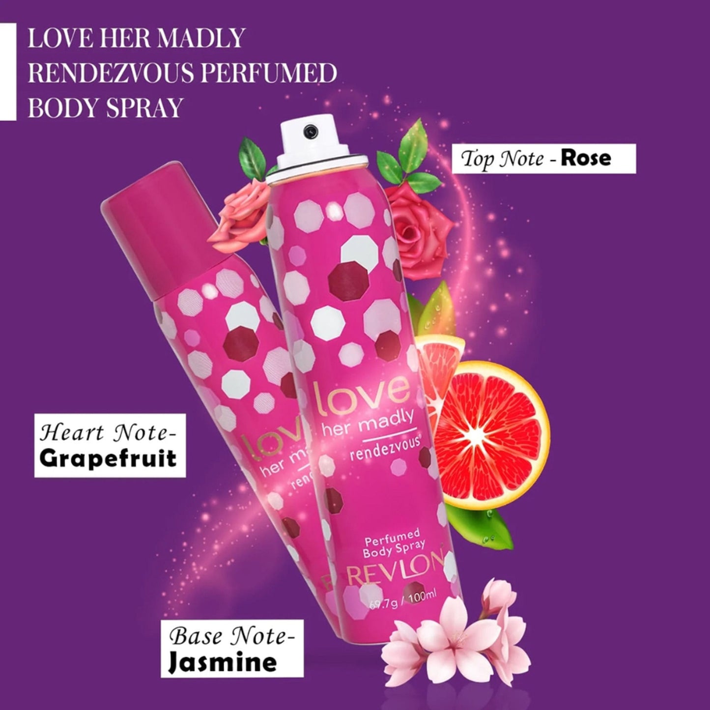 Revlon Love Her Madly Perfumed Body Spray - Rendezvous For Her