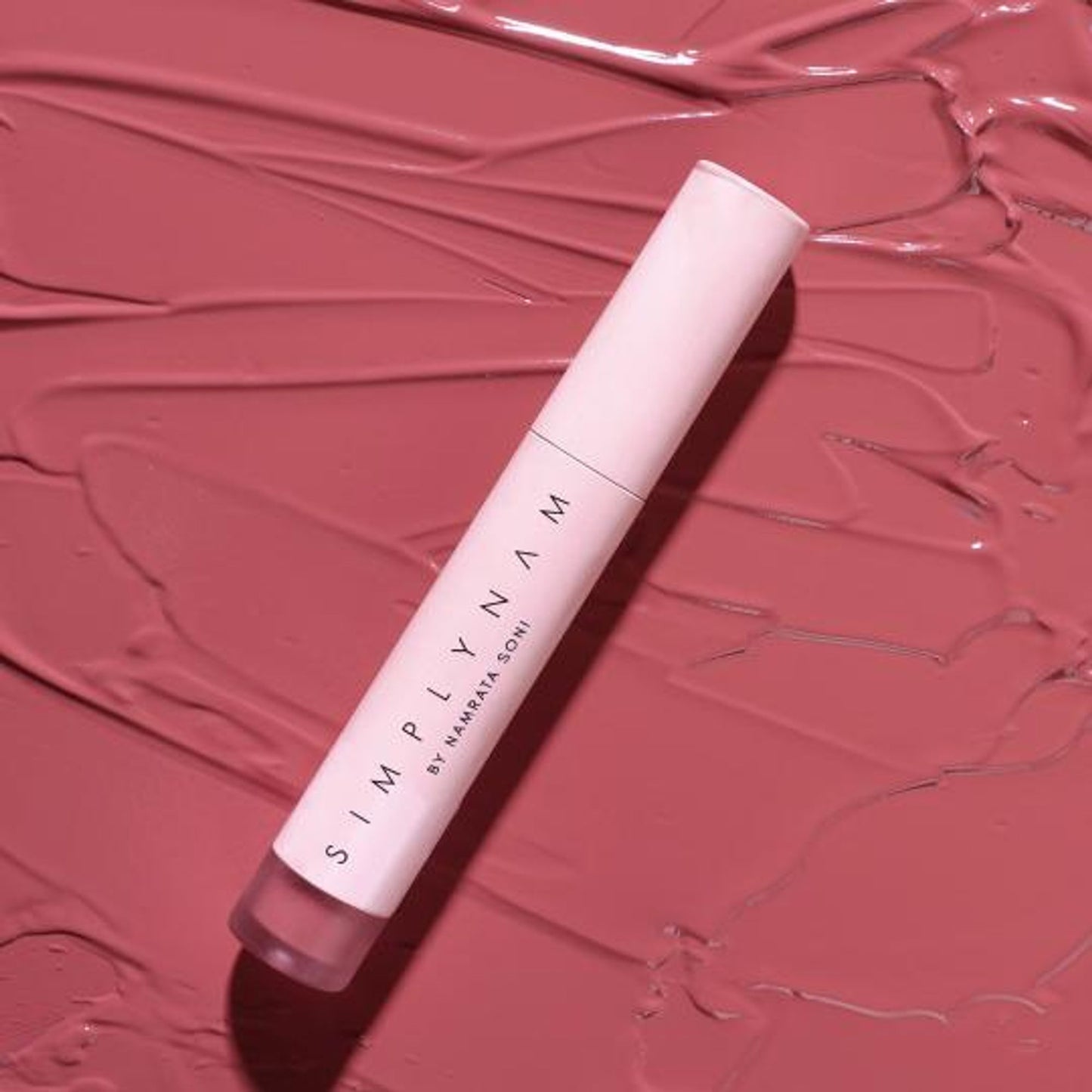 Simply Nam Satin Soft Lip Creme, Hydrating, Botanical Colour for Everyday Lips - Cinnamon Pink