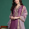 Dhiyona IE Floral Embroidered Kurta with Trousers & Dupatta