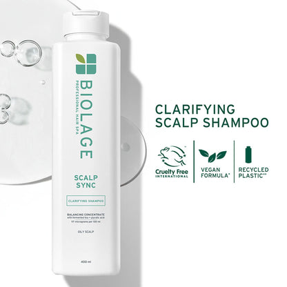 Biolage Scalp Sync Clarifying Shampoo, Soothed and Hydrated Scalp for up to 72 hours