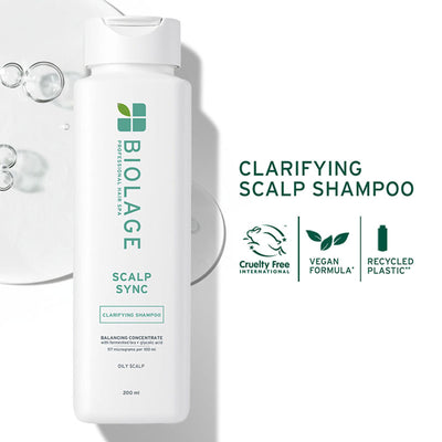 Biolage Scalp Sync Clarifying Shampoo, Soothed and Hydrated Scalp for up to 72 hours
