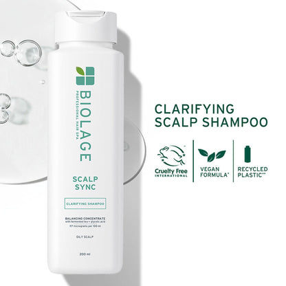 Biolage Scalp Sync Clarifying Shampoo, Soothed and Hydrated Scalp for up to 72 hours