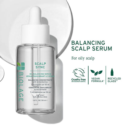 Biolage Scalp Sync Oil Balancing Serum For Oily Scalp With Fermented Tea Blend
