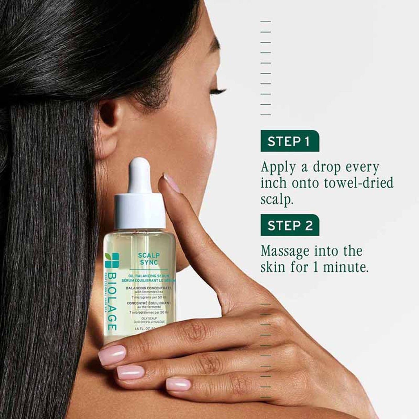 Biolage Scalp Sync Oil Balancing Serum For Oily Scalp With Fermented Tea Blend