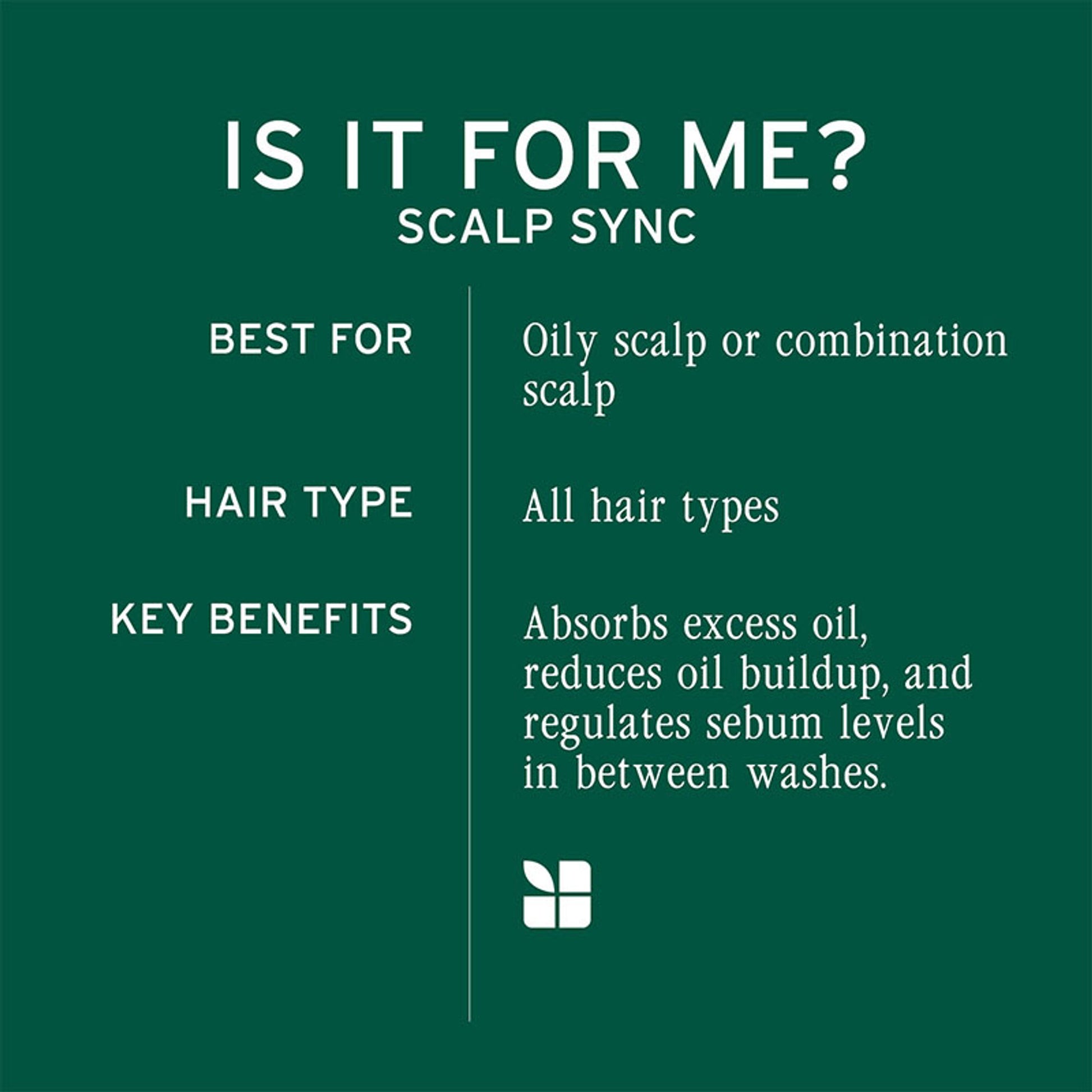 Biolage Scalp Sync Oil Balancing Serum For Oily Scalp With Fermented Tea Blend