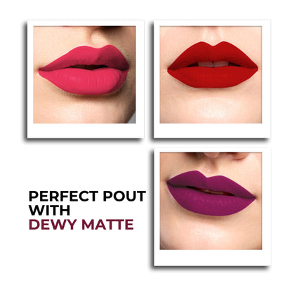 Miss Claire Dewy Matte Lip Combo Set - Kiss-Tell