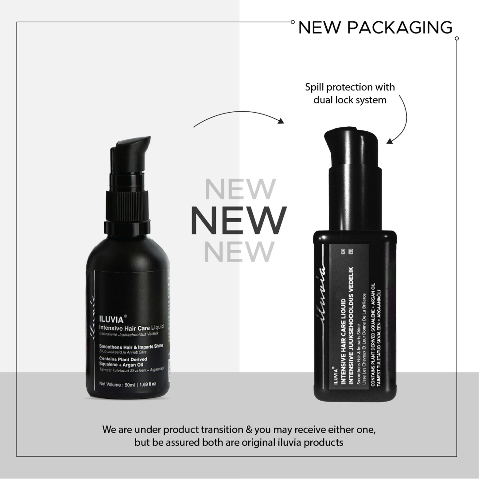 iluvia Intensive Haircare Serum, For Thin, Frizz-Prone Hair, Pre-Styling Essential, Heat Protection