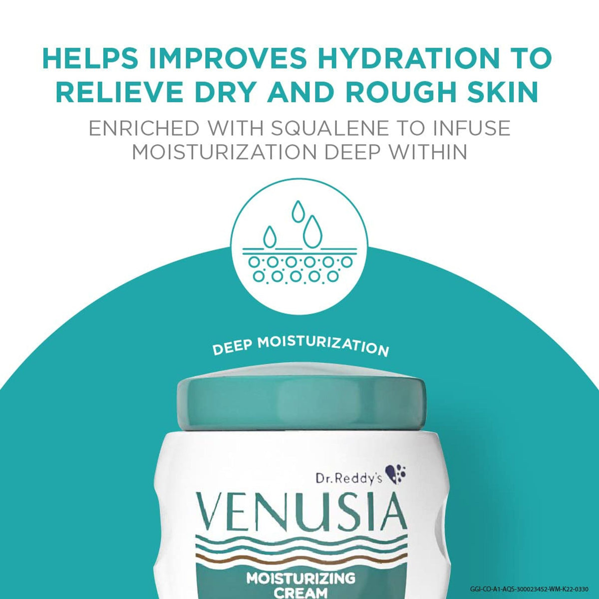 Venusia Moisturizing Cream | Body & Face Cream | 24 hrs Moisturization | 100 g