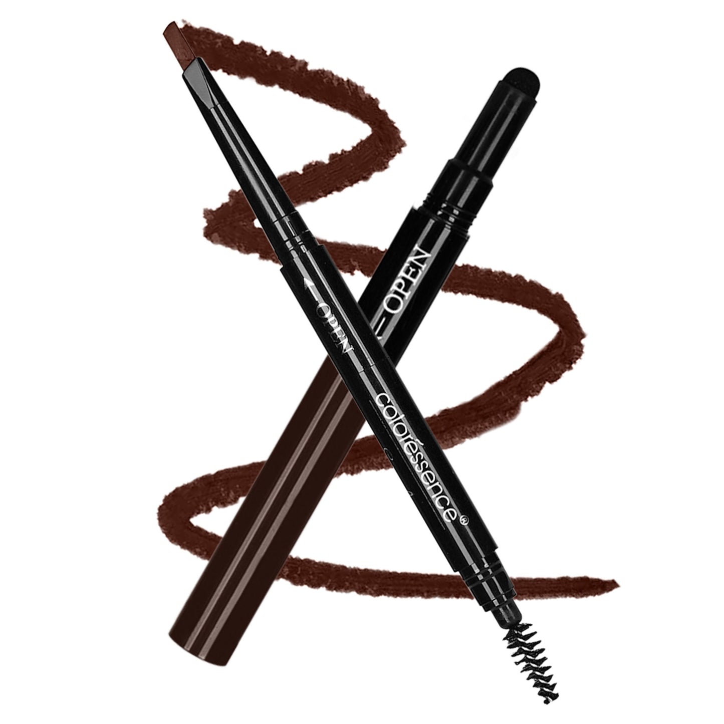 Coloressence 3 In 1 Multifuntion Eyebrow Styler - Dark Brown