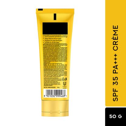 POND’S Sun Miracle SPF 35 PA+++ Light Sunscreen - Protect & Bright, With Niacinamide