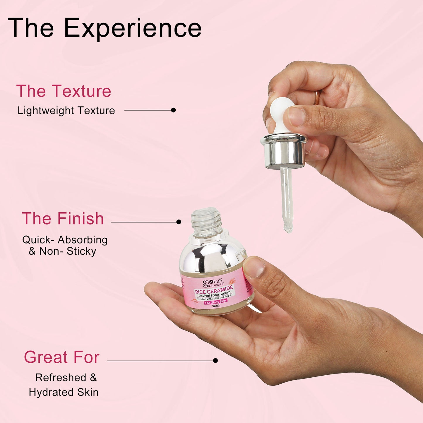 Globus Naturals Rice Ceramide Revival Face Serum