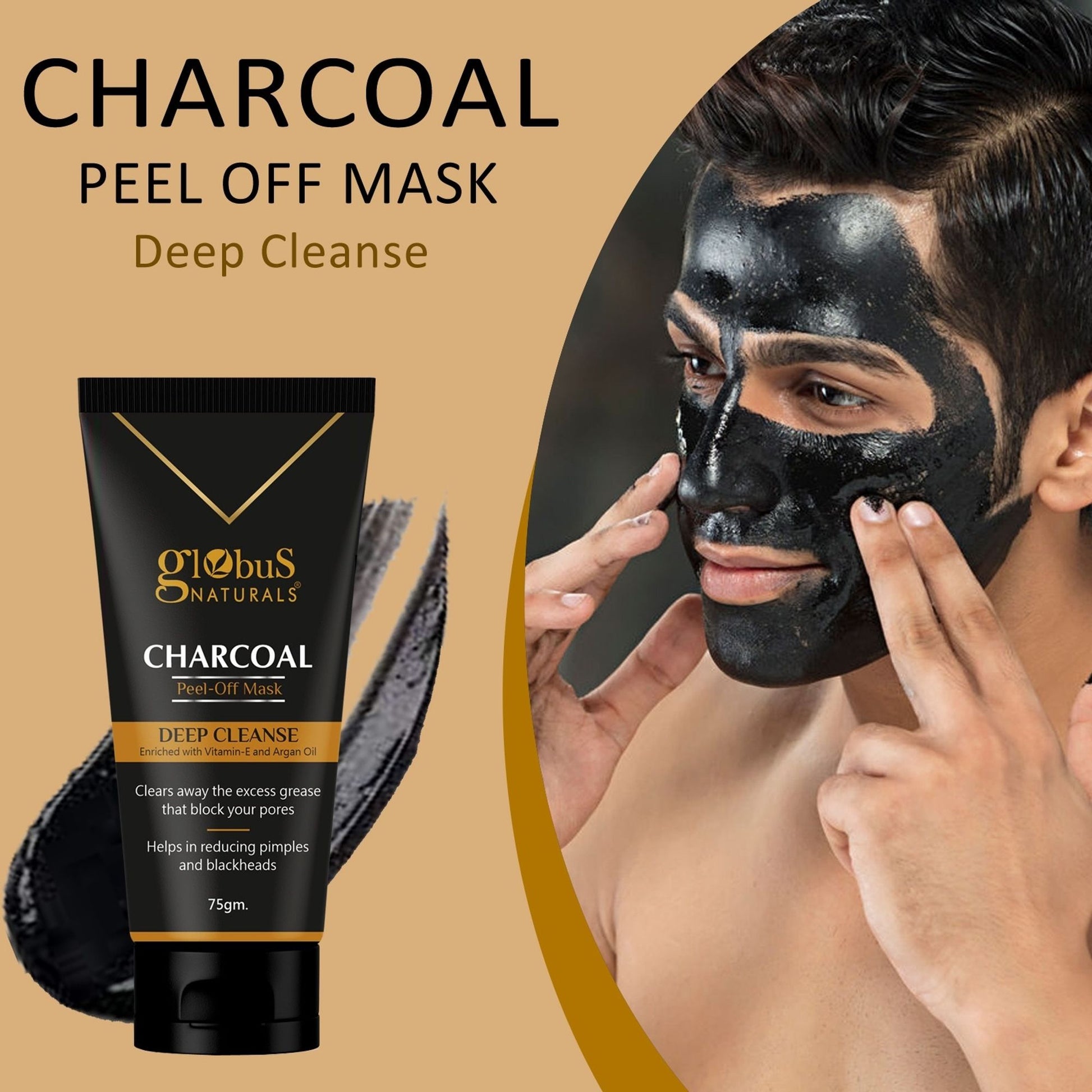 Globus Naturals Charcoal Peel Off Mask