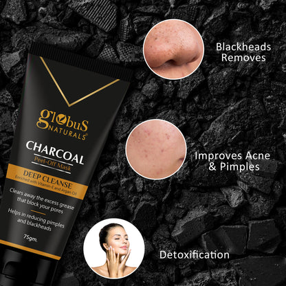 Globus Naturals Charcoal Peel Off Mask