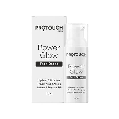 PROTOUCH Power Glow Face Serum - Non Sticky, Deep Hydrating Face Moisturiser with Korean Actives
