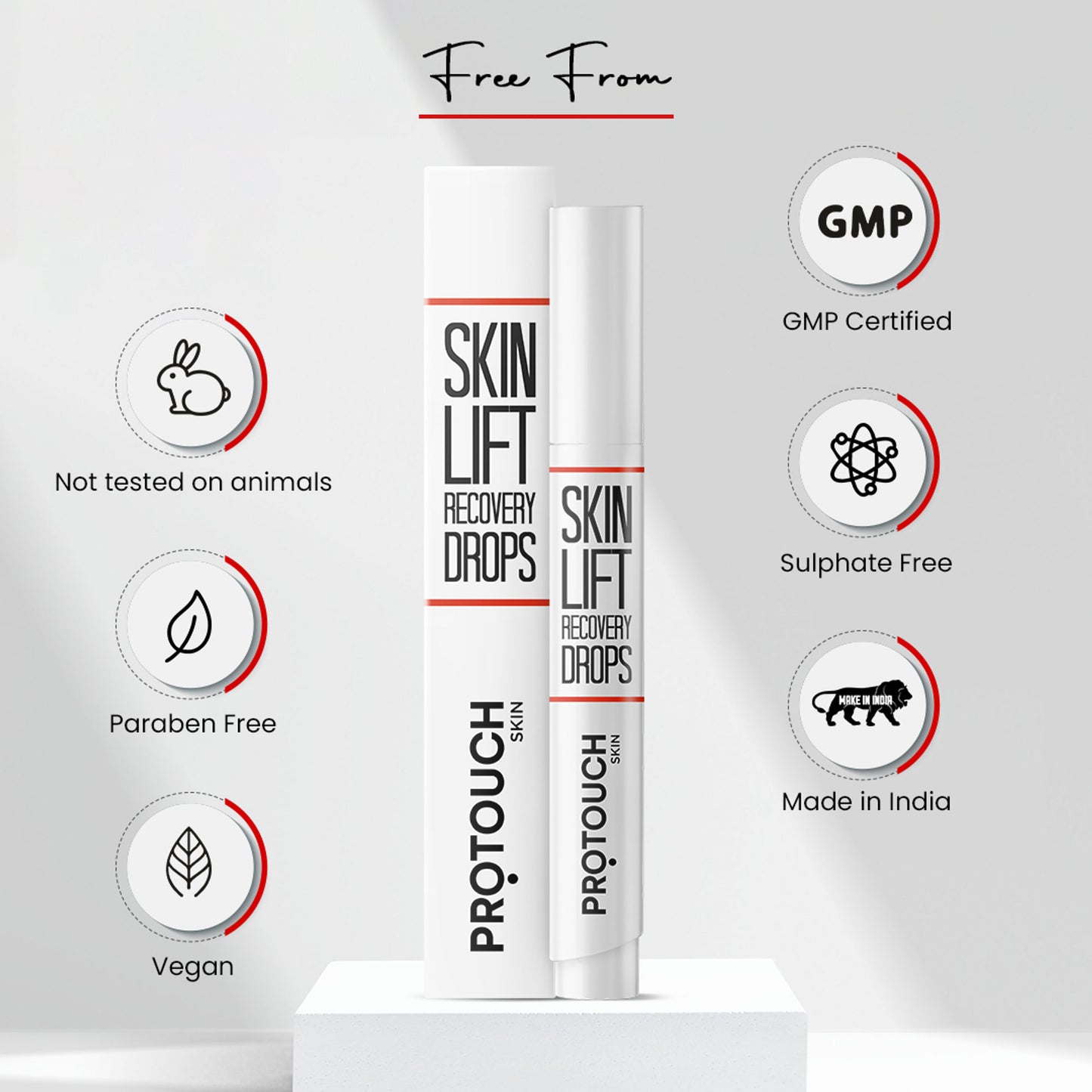 PROTOUCH Skin Lift Recovery Serum with Retinol and Korean Kombaucha, Prevents Wrinkle & Ageing