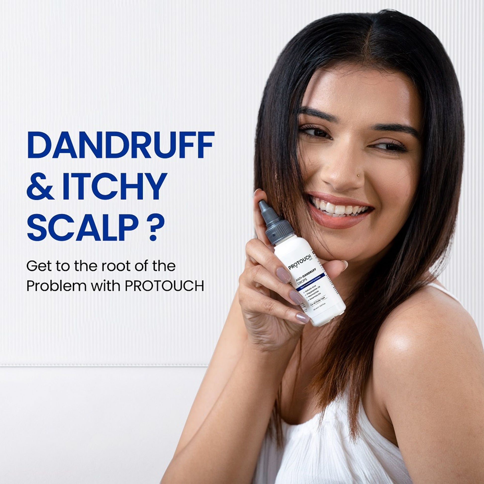 PROTOUCH Anti Dandruff Serum with Salicylic Acid - Prevents Dandruff and Itchiness