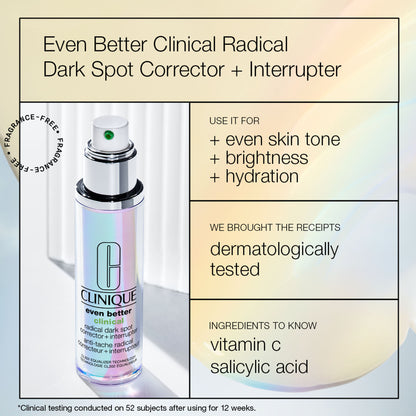 Clinique Even Better Clinical Radical Dark Spot Corrector + Interrupter (Serum with Vitamin C)