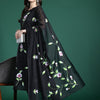 Indyancart IE Floral Printed Pure Cotton Kurta With Trousers & Dupatta