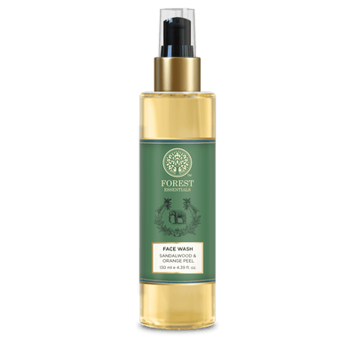 Forest Essentials Facial Cleanser Sandalwood & Orange Peel Ayurvedic Face Wash