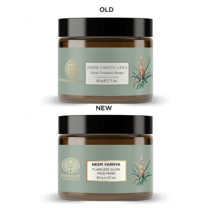 Forest Essentials Neem Varnya Lepa - Ayurvedic Facial Mask for Oily Skin - Face Pack For Acne