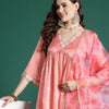 Dhiyona SN Women's Empire Sequinned Sheen Kurta Set With Dupatta