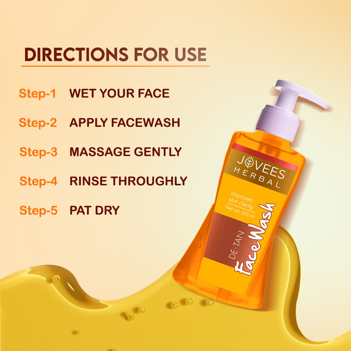Jovees Herbal De-Tan Face Wash