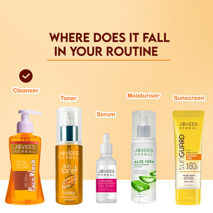 Jovees Herbal De-Tan Face Wash