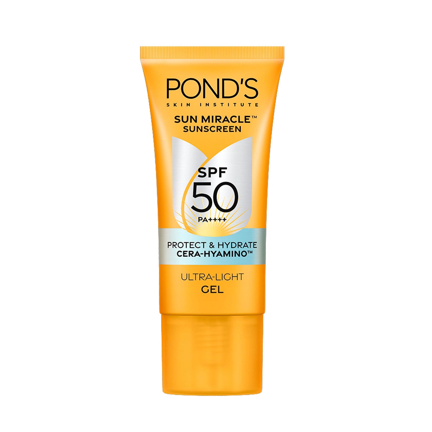 POND’S Sun Miracle SPF 50 PA+++ Crème Gel Sunscreen - Protect & Hydrate, With Hyaluronic Acid