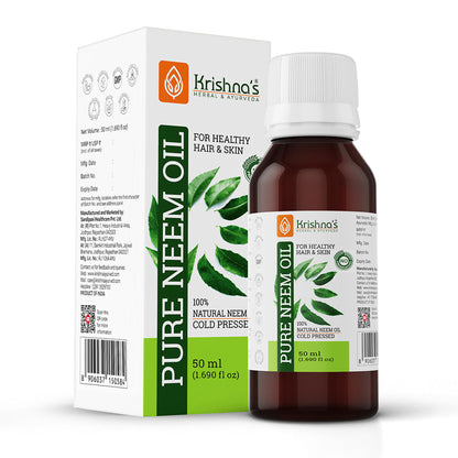 Krishna's Herbal & Ayurveda Pure Neem Hair & Skin Oil