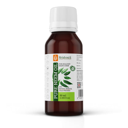 Krishna's Herbal & Ayurveda Pure Neem Hair & Skin Oil