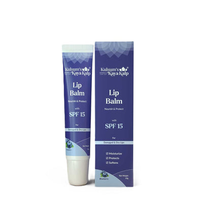 Kulsum's Kaya Kalp Lip Balm With SPF 15 - Blueberry