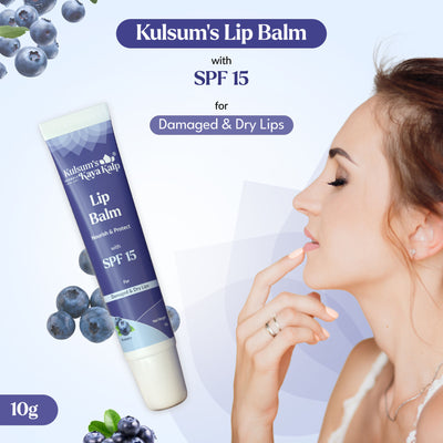Kulsum's Kaya Kalp Lip Balm With SPF 15 - Blueberry