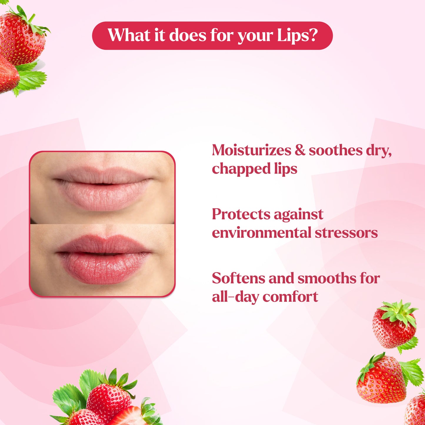 Kulsum's Kaya Kalp Lip Balm With SPF 15 - Strawberry