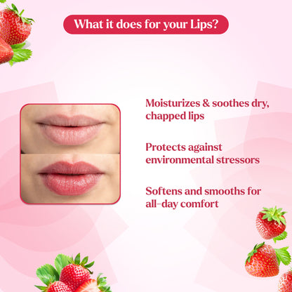Kulsum's Kaya Kalp Lip Balm With SPF 15 - Strawberry