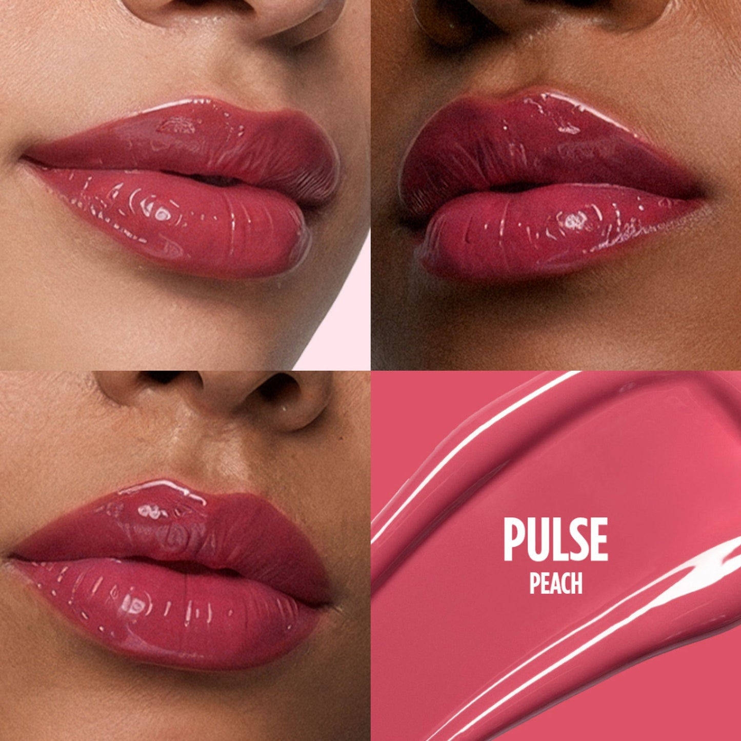 Nykaa Lip Grip No-Transfer Gloss Intense Shine Vinyl Liquid Lipstick - Pulse