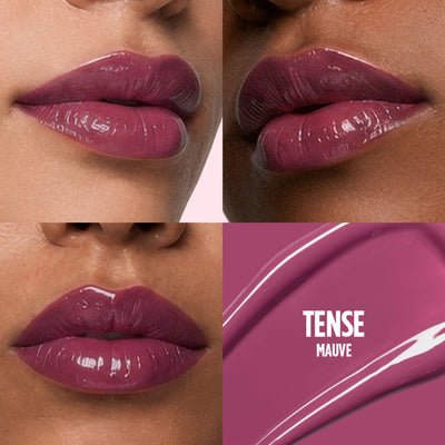 Nykaa Lip Grip No-Transfer Gloss Intense Shine Vinyl Liquid Lipstick - Tense