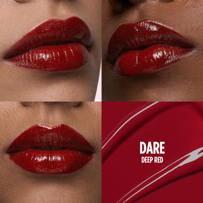 Nykaa Lip Grip No-Transfer Gloss Intense Shine Vinyl Liquid Lipstick - Dare