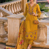 Indyancart IE Floral Embroidered Regular Thread Work Pure Cotton Kurta with Trousers & Dupatta