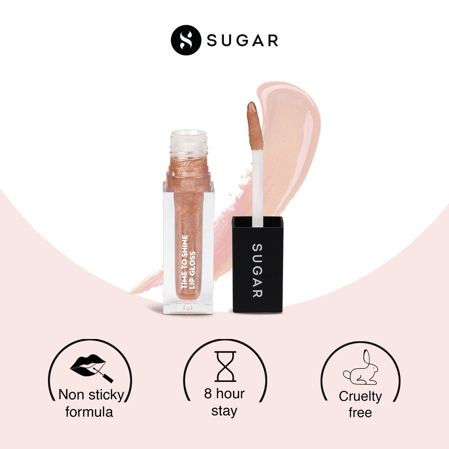 SUGAR Time To Shine Lip Gloss - 10 Princess Aurora