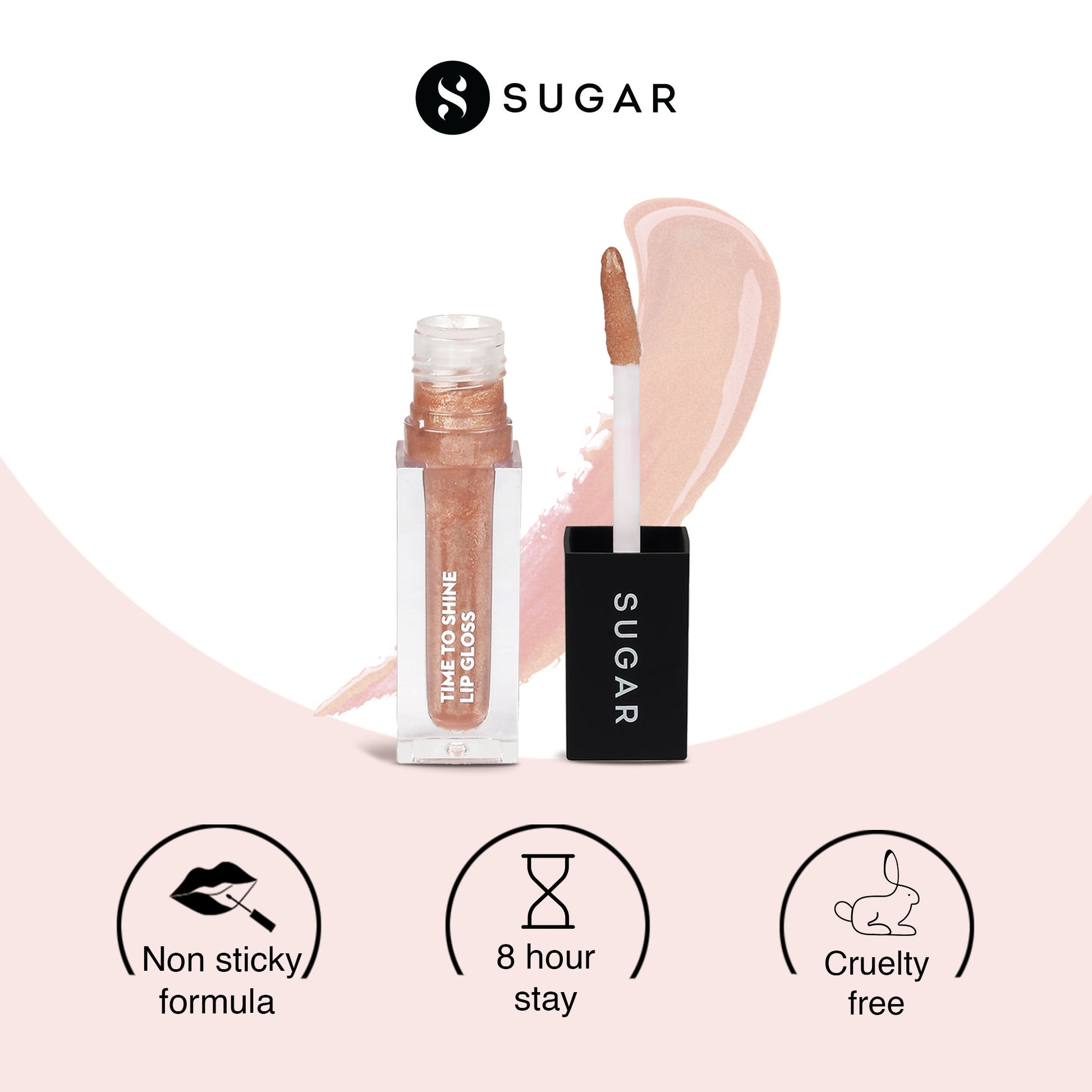 SUGAR Time To Shine Lip Gloss - 10 Princess Aurora