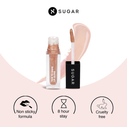SUGAR Time To Shine Lip Gloss - 10 Princess Aurora