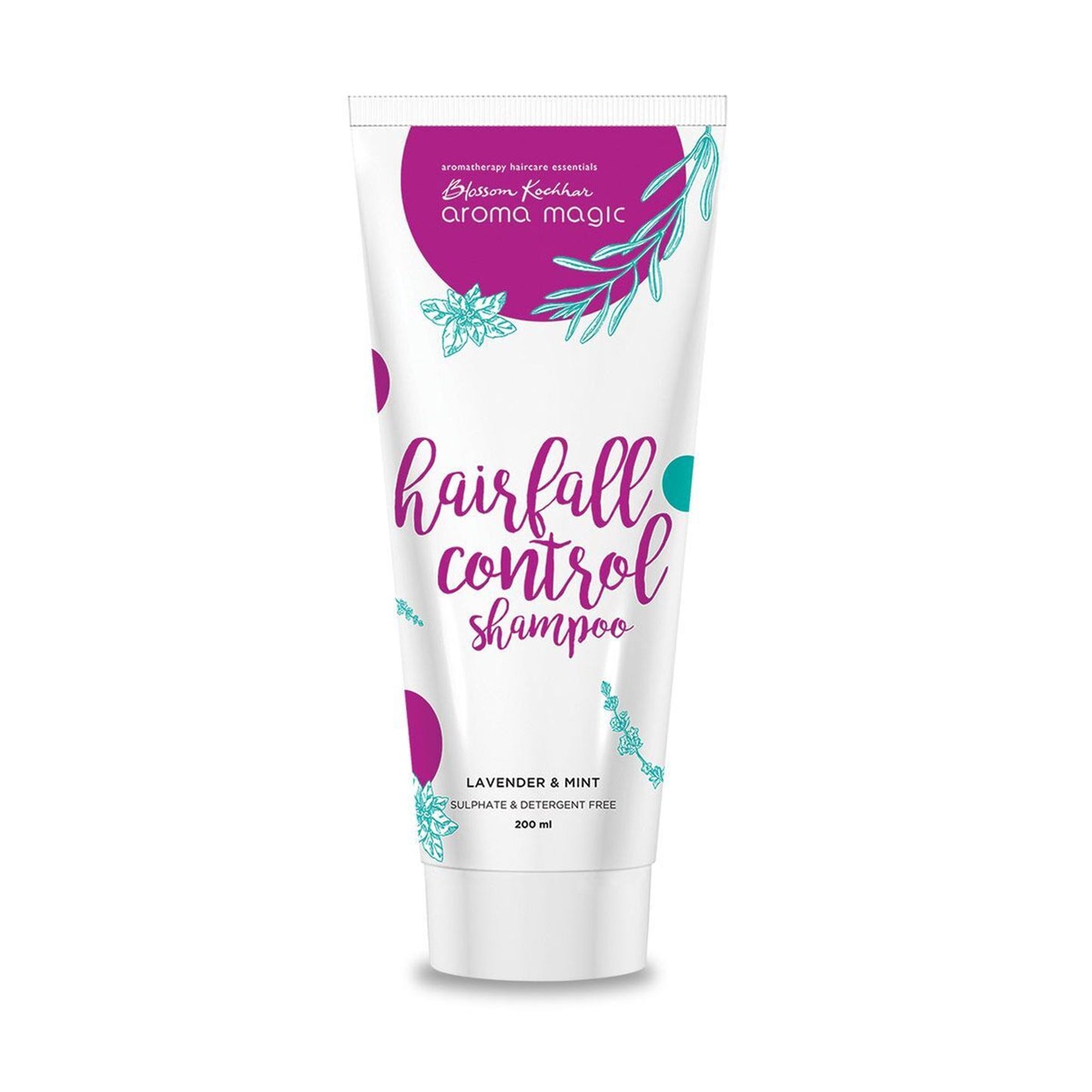 Aroma Magic Hairfall Control Shampoo Lavender Mint Sulphate Detergent Free